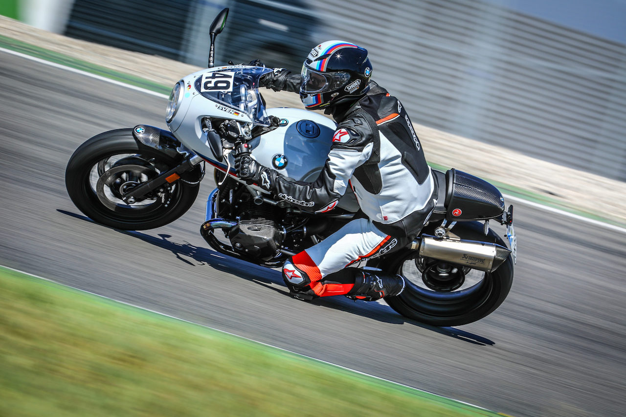 Sven Rentschler in Hockenheim bei seinem Hobby Motorradfahren