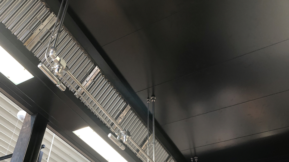 Design Edelstahl Küchenlüftungsdecke einmal anders