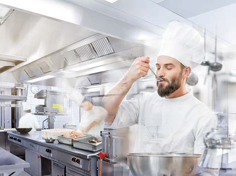 Ventilation systems in commercial kitchens