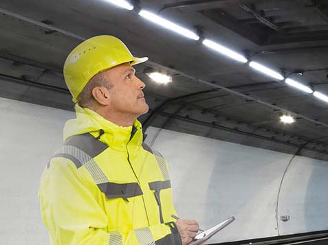 Lüftungstechnik im Tunnel