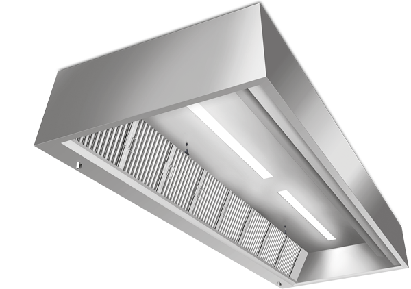 High-grade REVEN® Kitchen Hoods made of stainless steel