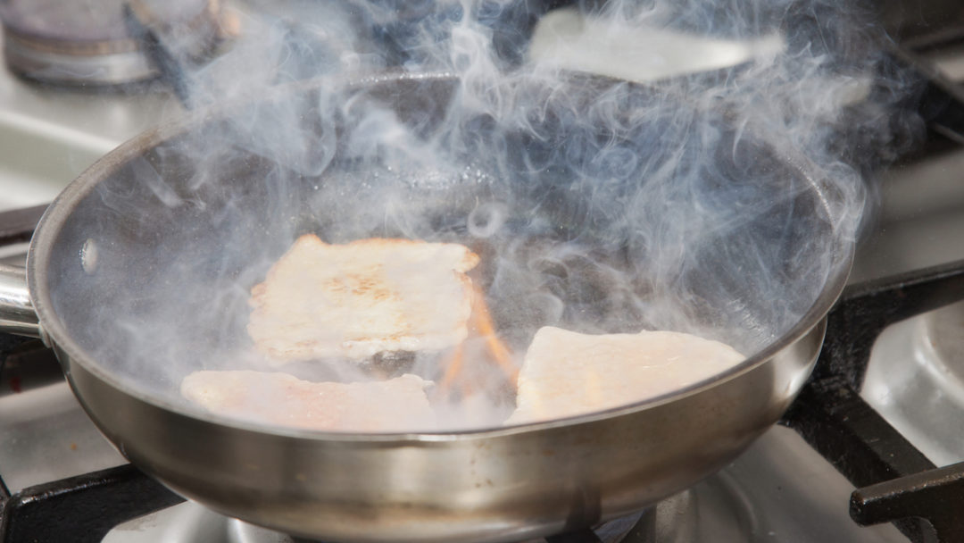 Aerosole und Dampf bei Kochprozessen