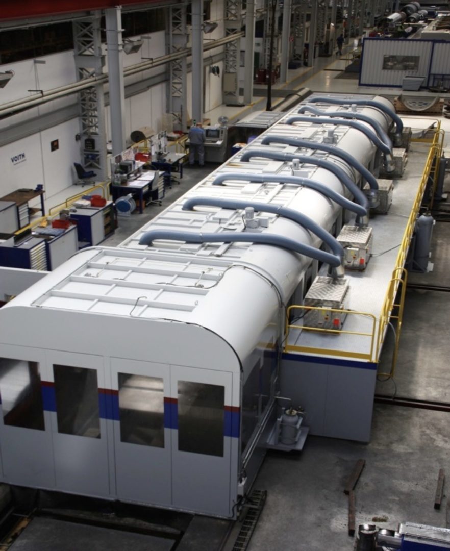 Produktionsanlage nach der Moderniersierung mit neuen Luftreinigern 