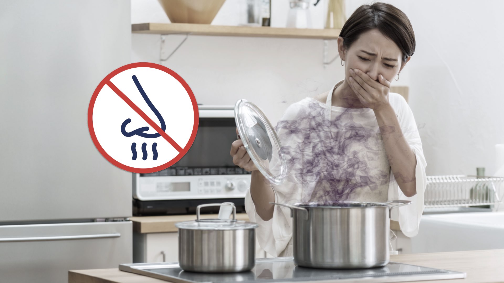 Umlufthauben zum Abbau von Geruchsbelastungen in Küchen