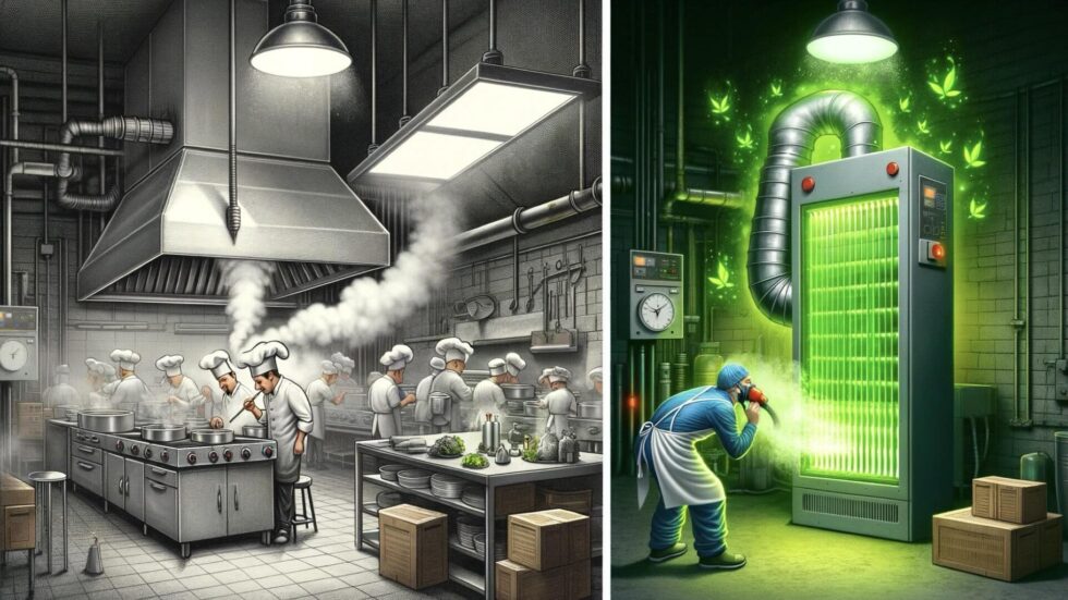 bedarfsgerechte Lüftungssysteme im Maschinenbau und gewerblichen Kuechen