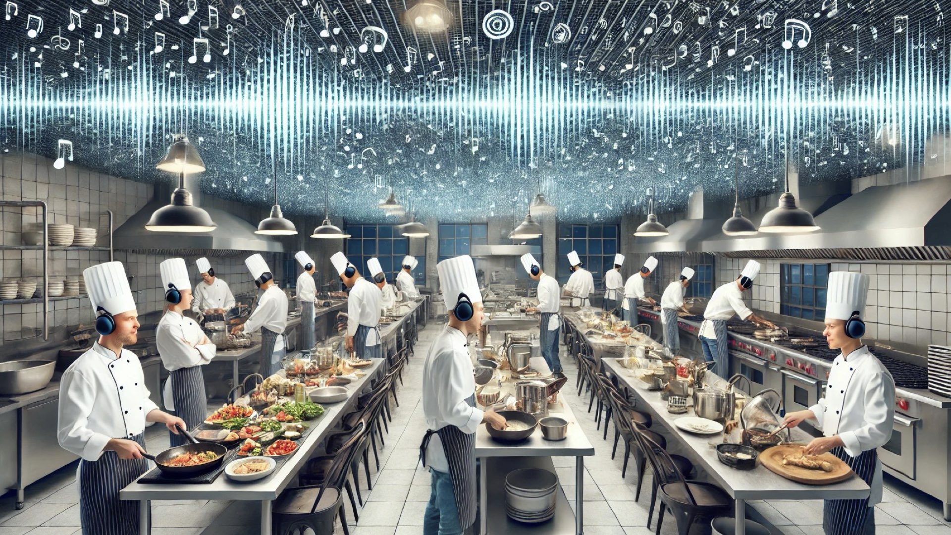 Schallabsorbierende Decken Kassetten in der Gastronomie