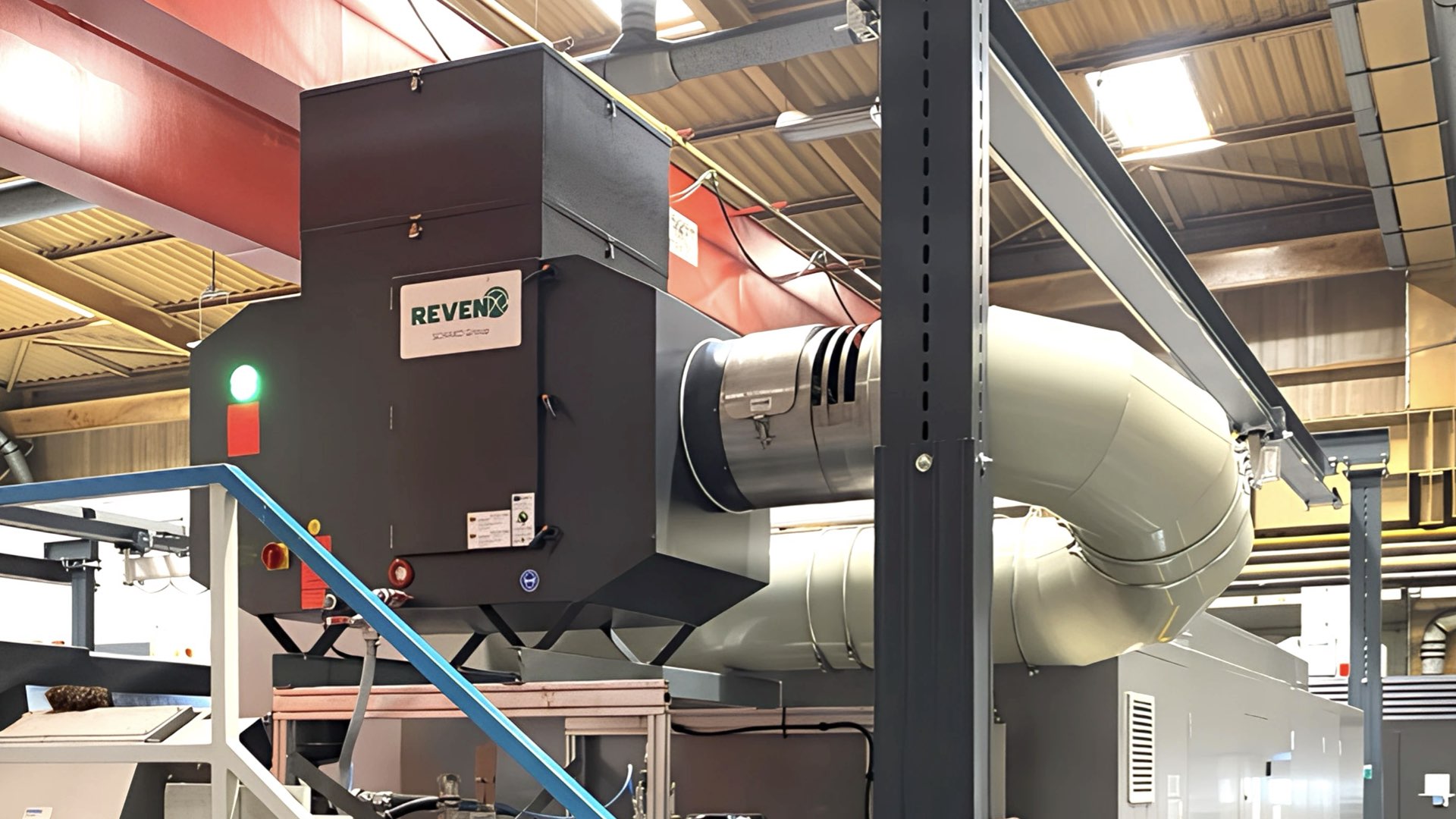 Luftreiniger für Graugussbearbeitung ohne Filter bei MAN Energy Solutions SE