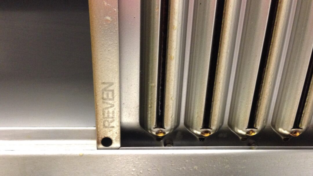 Abscheider in einer Küchenhaube