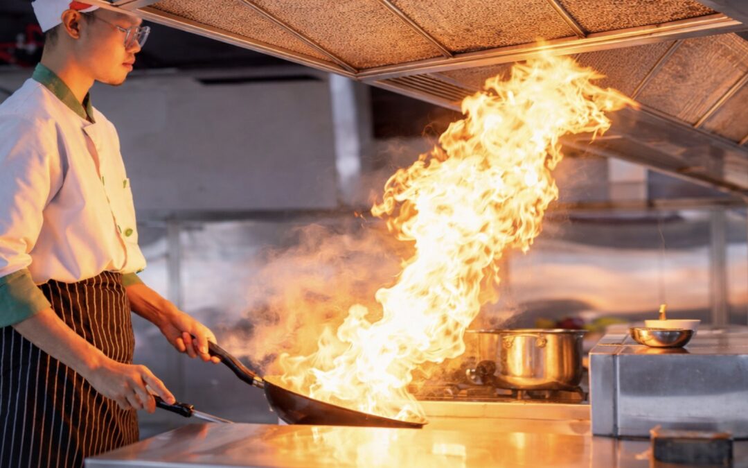 Metallgestrickfilter in gewerblichen Küchen