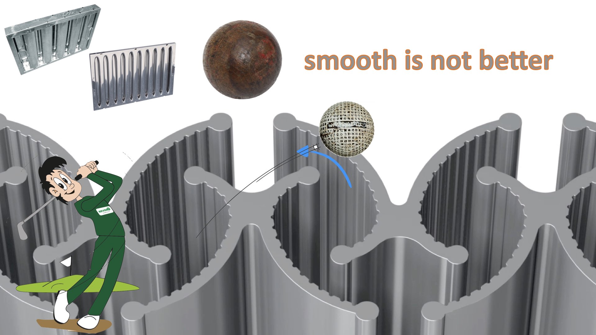 Increasing aerosol separator efficiency the golf ball insight blog article Increasing aerosol separator efficiency the golf ball insight