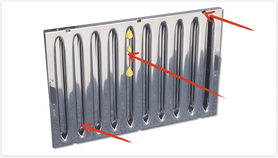 Klassischer Aerosolabscheider mit auf Hochglanz polierter Oberfläche